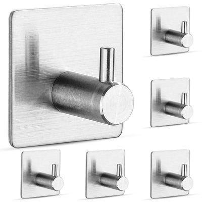 ORZAC Wall Hooks (6, Silver)
