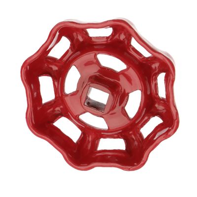Cast Iron Metal Valve Handle for Water Shut-Off Valves, Red