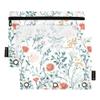 Zipper Pencil Pouches, Carnation, Cactus, Thyme, White, 3-Ring, 2-Pack view 1