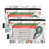 Zipper Pencil Pouches, Carnation, Cactus, Thyme, White, 3-Ring, 2-Pack view 2