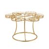 ZHSOAO Dessert Table Metal Ice Cream Cone Holder Rack, Gold view 1