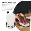 Panda PU Mouse Wrist Rest, White, Lightweight view 4