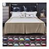 MOVDARL 1-Piece Pleated Bed Skirt, Soft Satin Fabric, Custom-Fit, 38 cm Drop (No Platform) (CQ005-18, Queen Size, 153 x 203 x 38 cm) view 2