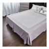 MOVDARL 1-Piece Pleated Bed Skirt, Soft Satin Fabric, Custom-Fit, 38 cm Drop (No Platform) (CQ005-18, Queen Size, 153 x 203 x 38 cm) view 4
