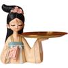 Ymxygz Resin Lady Statue Tray, Chinese-Style Figurine view 1