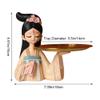 Ymxygz Resin Lady Statue Tray, Chinese-Style Figurine view 4