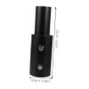 Streetlight Pole Adapter, 76/60 mm, Steel, Black view 2
