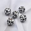 HiyyFloy 16 mm Round Wooden Beads, 30-Piece Animal-Shaped Spacer Bead Set for Cord Bracelets view 2