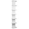 YEXEXINM 7-Tier Wall-Mounted Shelf, Compact Vertical Display Organizer view 1