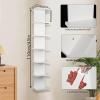 YEXEXINM 7-Tier Wall-Mounted Shelf, Compact Vertical Display Organizer view 2