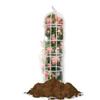 Generic Metal and Plastic Garden Obelisk Trellis, White, 25 x 145 cm, Birdcage Shape view 1