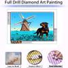 Rottweiler 5D Diamond Painting Kit with Cute Dog view 3