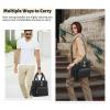holuxer Large Expandable Double-Layer Lunch Bag for Men and Women view 2