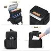 holuxer Large Expandable Double-Layer Lunch Bag for Men and Women view 3