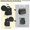 holuxer Large Expandable Double-Layer Lunch Bag for Men and Women view 4