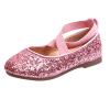 BOTCAM Princess Shoes for Girls, Size 25: Heeled Shoes, Glitter Dance Shoes, Costume Shoes, Sequin Ballet Flats, Mary Jane Princess Wedding Pumps, Elegant Cosplay Dance Shoes view 1