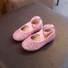 BOTCAM Princess Shoes for Girls, Size 25: Heeled Shoes, Glitter Dance Shoes, Costume Shoes, Sequin Ballet Flats, Mary Jane Princess Wedding Pumps, Elegant Cosplay Dance Shoes view 2