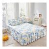 Bed Skirt, Modern, Skin-Friendly, Comfortable, Washed, 150 x 200 cm (D) view 2