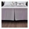 Solid Color Pleated Bed Skirt, Tailored Elastic Bedskirt, Soft Fitted Sheet with Elastic Band, Twin/Full/Queen/King Size (CQ005-37, Queen 153 x 203 x 38 cm) view 4
