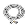 LYHYDMA 1.5/2 m Stainless Steel Shower Hose, Black/Silver (Silver, 1.5 m) view 1
