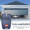 WENJION 2 x 433 MHz Remote Controls for BFT Gate Openers, Replacement for BFT Mitto 2, 2-Channel Garage Door Key Fobs, Compatible with MITTO B RCB02 12 V Electric Systems view 4
