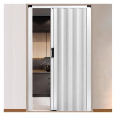 MZZKFC Push-Pull Honeycomb Folding Door, Adjustable Telescopic Accordion Room Divider, No Drilling Required, Waterproof, 45 x 80 in (114.5 x 203 cm)