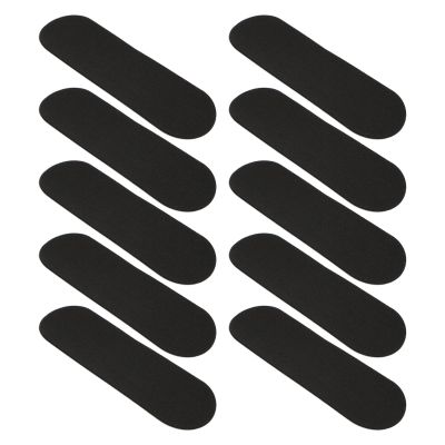 VICASKY 10-Piece Foam Grip Tape for Fingerboards, Self-Adhesive Anti-Slip Stickers, Black