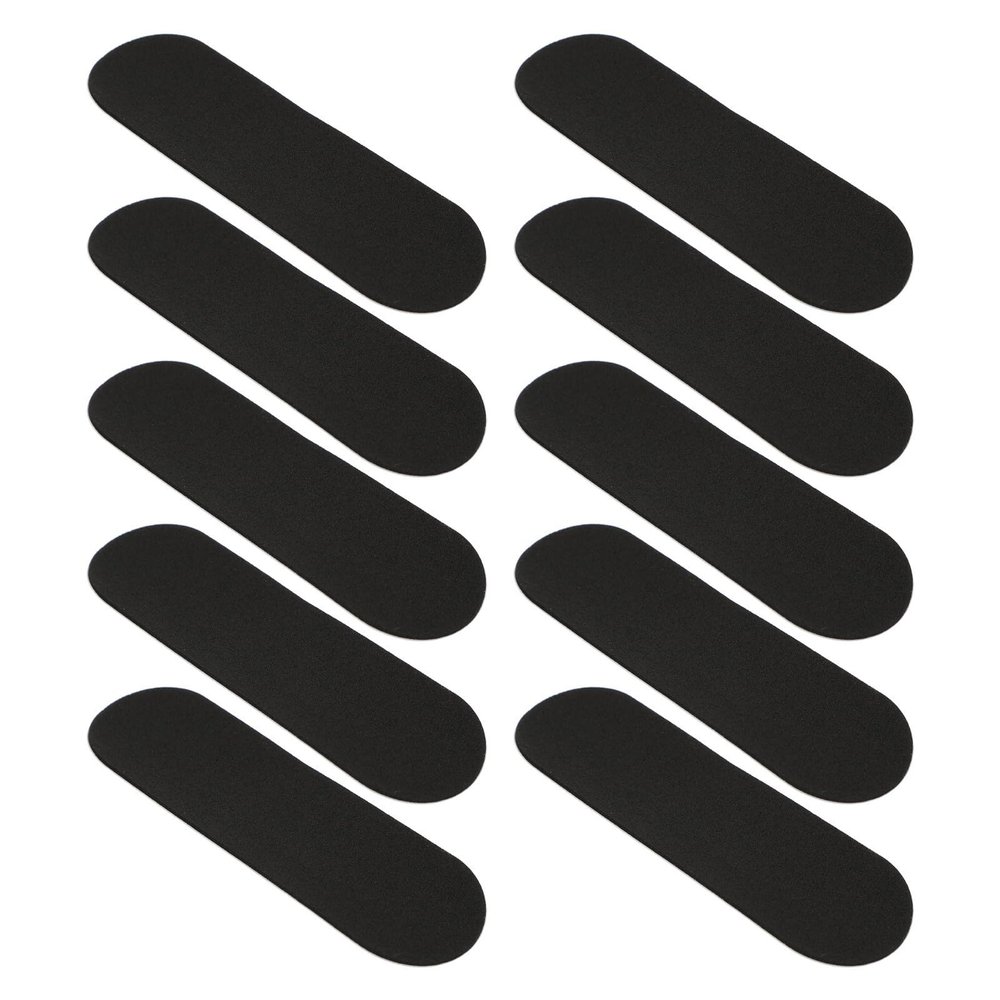 VICASKY 10-Piece Foam Grip Tape for Fingerboards, Self-Adhesive Anti-Slip Stickers, Black