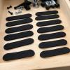 VICASKY 10-Piece Foam Grip Tape for Fingerboards, Self-Adhesive Anti-Slip Stickers, Black view 4