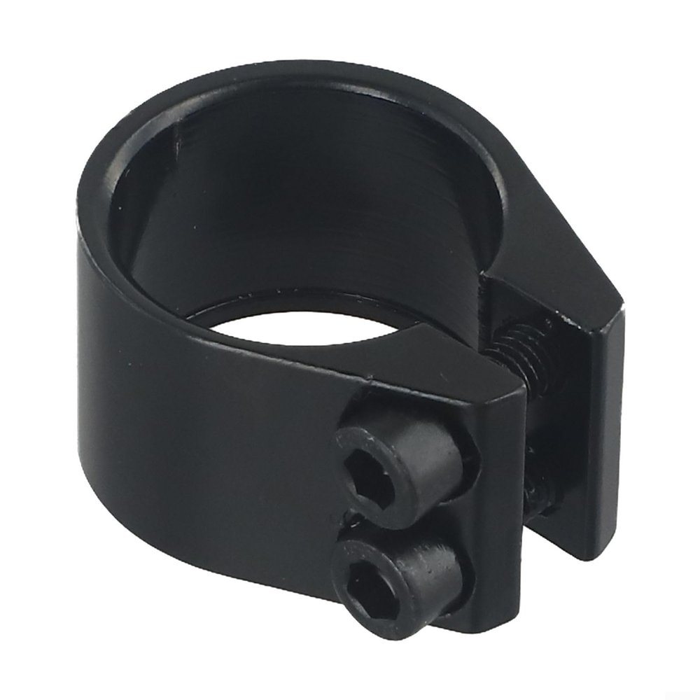 Gettimore Bicycle Seatpost Clamp, 31.8 mm, Dual-Layer, Heavy-Duty, Black