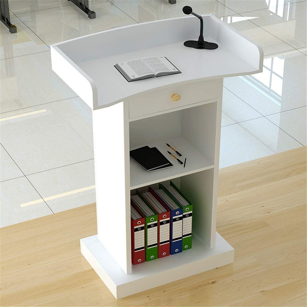 Ceremonial Lectern and Podium Desk for Events, Weddings, Reception Areas, and Presentations