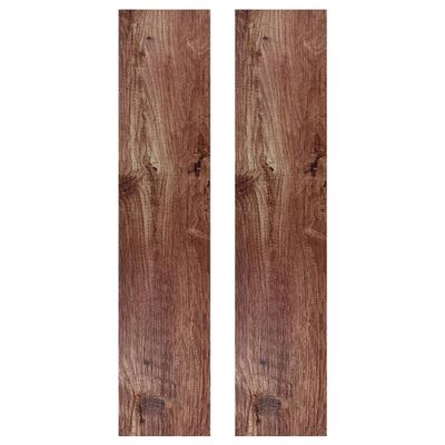 Cozylkx 2 Vinyl Floor Tiles, 91.5 x 15.2 cm, Self-Adhesive, Wood-Grain Design