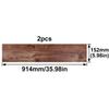 Cozylkx 2 Vinyl Floor Tiles, 91.5 x 15.2 cm, Self-Adhesive, Wood-Grain Design view 2