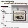 Picture Rail Hanging System, Adjustable Picture and Photo Rail with Long Steel Cables, Heavy-Duty Photo Hanging Kit (41 in/104 cm Track, 6.5 ft/2 m Cable) view 4