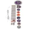 Riuulity Complete Electronics Sewing Kit with Conductive Thread, 9 Pieces view 1