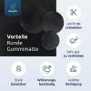 diconfa Round SBR Rubber Mat, 0.83 m Diameter, 12 mm Thick view 3
