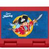 Spreadshirt Kpt'n Sharky with Saber and Parrot Lunch Box view 2