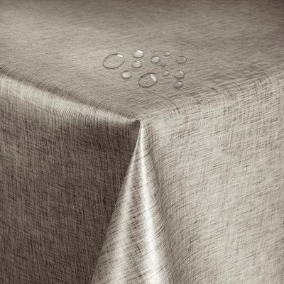 Leinenzauber Gray Rectangular Tablecloth 90 x 200 cm