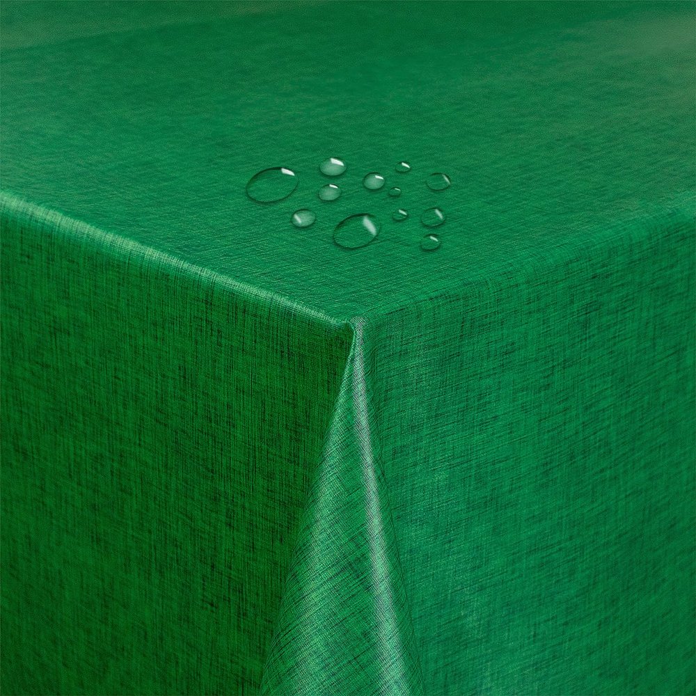 Leinenzauber Tablecloth, Dark Green, Square, 100 x 100 cm