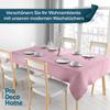 Leinenzauber Dusty Pink Oval Tablecloth 140 x 280 cm view 2