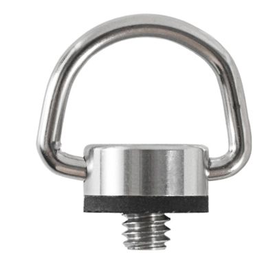 1/4-Inch Stainless Steel D-Ring Screw for DSLR Camera Tripods and Monopod Quick-Release Plates