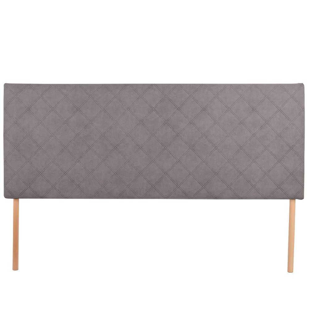 MG Design Upholstered Headboard for 160 cm Bed, 60 cm High, Gray