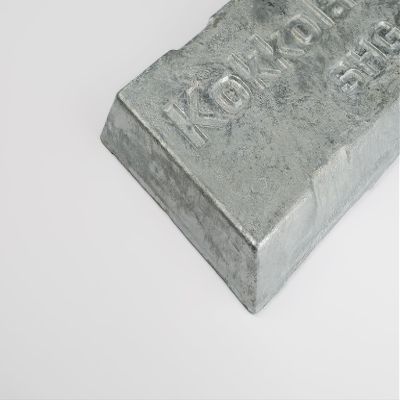 Zinc Zn99.995, 25 kg Plates, Pure Zinc for Casting and Alloying