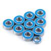 YONMFRDS 10-Piece Blue Sealed Bearing Kit for Tamiya Grasshopper, Lunch Box & Hornet 1/10 RC Cars view 1