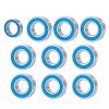 YONMFRDS 10-Piece Blue Sealed Bearing Kit for Tamiya Grasshopper, Lunch Box & Hornet 1/10 RC Cars view 3