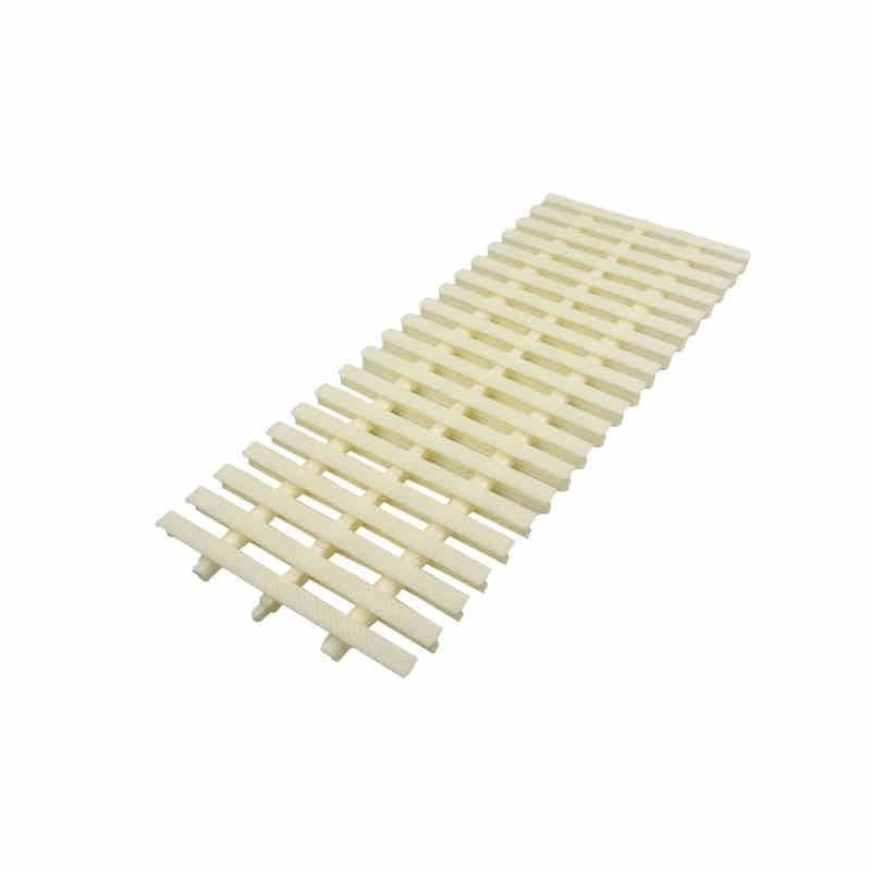 Pool Drainage Channel Grate, Anti-Slip, 25 x 100 cm, 10 Pieces