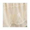 GENODA 3-Layer Ruffled Lace Bed Skirt, Pink, 180 x 200 x 45 cm view 4