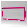 Small Indoor/Outdoor Soccer Goal, Portable Net and Field Fence, Pink, 6-Piece view 1
