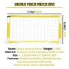 Small Indoor/Outdoor Soccer Goal, Portable Net and Field Fence, Pink, 6-Piece view 3