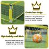 Small Indoor/Outdoor Soccer Goal, Portable Net and Field Fence, Pink, 6-Piece view 4